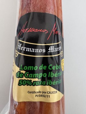 LOMO DE CEBO DE CAMPO IBÉRICO 50% RAZA IBÉRICA
